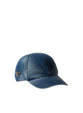 PRADA 男士帽子 2HC274164BF0008 AW2025 蓝色