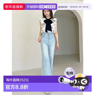 日本直邮SNIDEL Sustainable弹力喇叭牛仔裤 SN1728EW045263