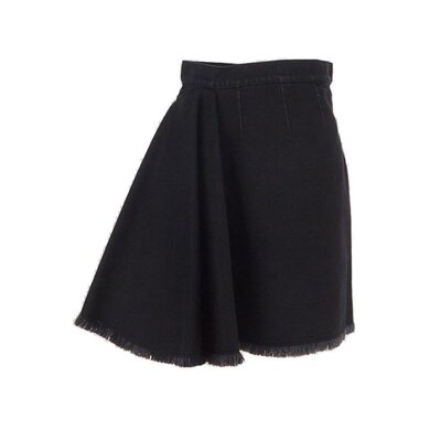 mcqueen 亚历山大·麦昆 女士 不对称牛仔半身裙 720056QMAB5