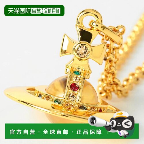 日本直邮Vivienne Westwood 项链 金色 吊坠