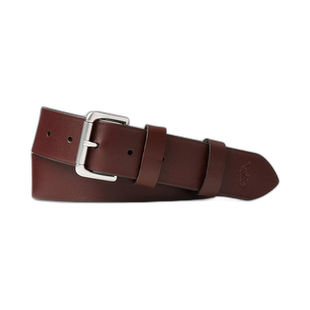 1h可退 ralph lauren男士腰带真皮皮带滚轮