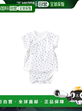 日本直邮日潮 familiar 日本制纯棉亲肤宝宝包屁连体衣