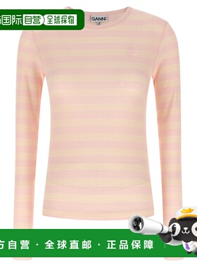 香港直邮GANNI 女士T恤 A1050066868 SS2026 粉红色 Pink Stretch