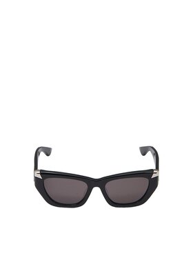 alexandermcqueen亚历山大麦昆女士朋克铆钉几何太阳镜