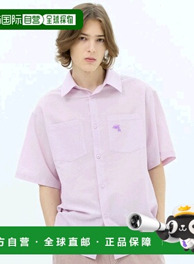 韩国直邮WAIKEI韩国小众设计师狗狗图案时尚日常衬衫YK22HSSH02