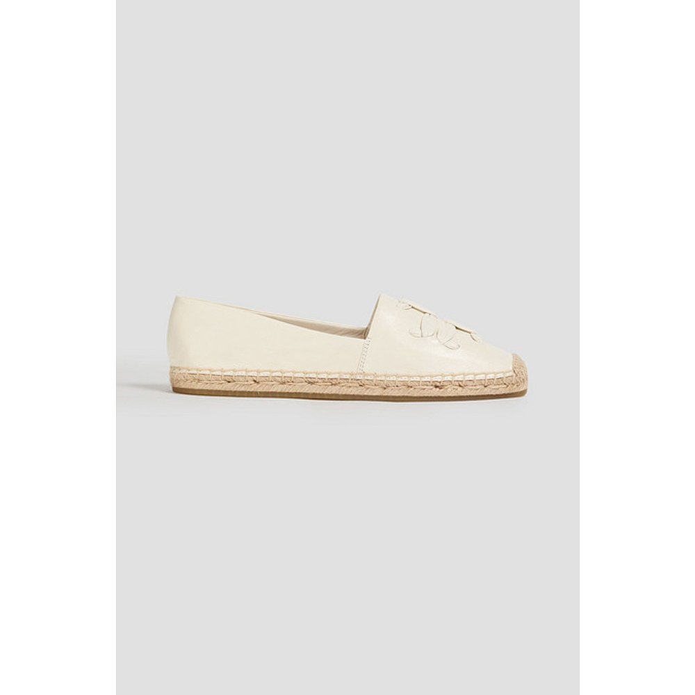 潮奢 Tory Burch 托里·伯奇 女士 Aline 双T带皮质麻底鞋 144042