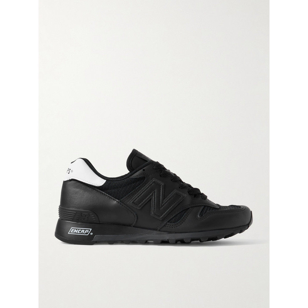 1h可退 New Balance  男士 + WTAPS 1300 皮革边网纱运动鞋 U1300