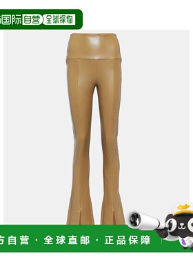 香港直邮NORMA KAMALI 诺玛 卡玛丽 女士 Spat 仿皮打底裤 001388