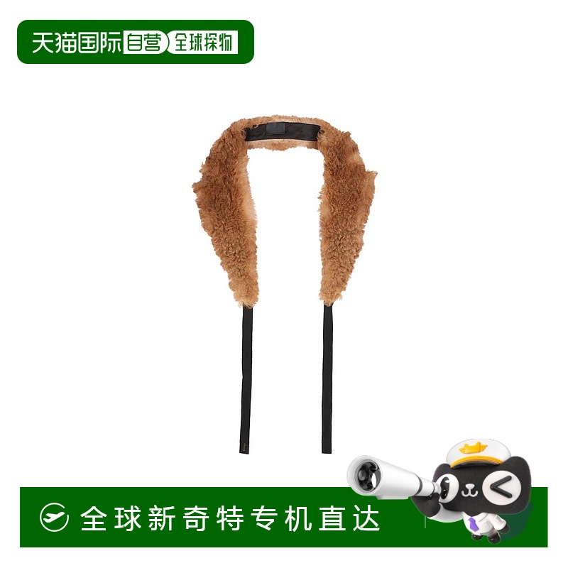 1h可退 香港直郵PRADA 女士圍巾 5705117WYF098LAI25 AW2025 棕色
