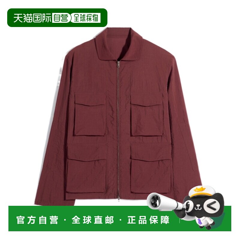 香港直邮LEMAIRE 男士夹克 SS2026 OW1240LF1563RE304 长袖红色