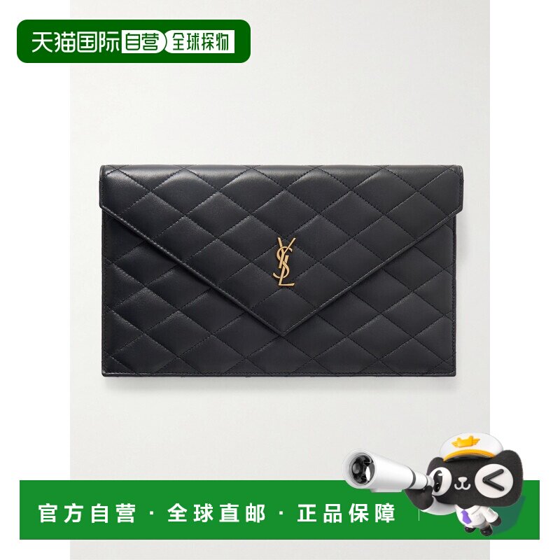 美国直邮Saint Laurent 圣罗兰 女士 巴黎麦特拉斯凸纹皮革手包 8