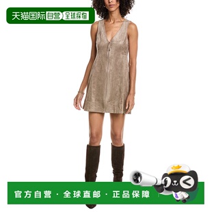 自营Amanda Uprichard Collins Dress - brown 美国奥莱直发