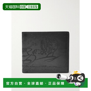 1h可退 香港直邮潮奢 Berluti 伯尔鲁帝 男士 Scritto 皮革皮夹钱
