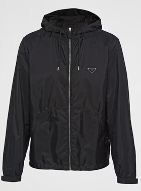 PRADA 男士夹克 SGC2201WQ9F0002 SS2025 黑色 Prada Jacket