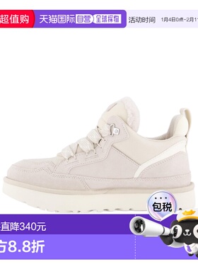 香港直邮UGG 男士运动鞋 1170750SKP SS2025 白色 LOWMEL 系带休