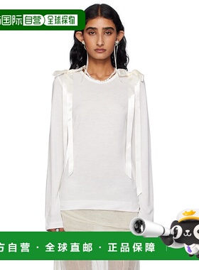 1h可退 香港直邮潮奢 Simone Rocha 蒙娜 罗莎 女士 灰白色 Bow R