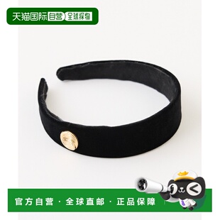 金色纽扣丝绒发箍 1h可退 女装 CLAUP 0152180660 日本直邮NICE