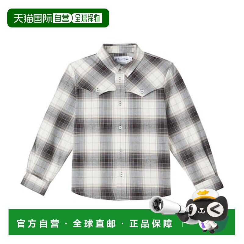1h可退 香港直邮Bonpoint 男童 Jared 格纹棉质衬衫童装