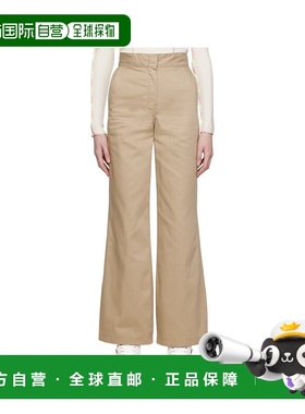 1h可退 香港直邮Palm Angels 棕榈天使 女士 米色 Reversed Waist