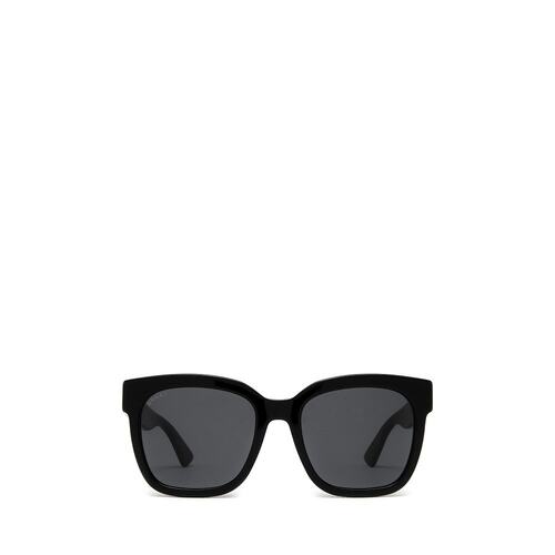 GUCCI 女士眼镜 GG0034SN001 AW2024 黑色 GG0034SN