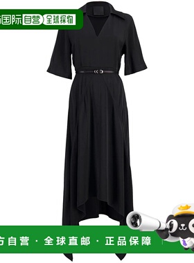 香港直邮GIVENCHY 女士连衣裙 BW223R14N6001 CO 黑色 Voyou短袖