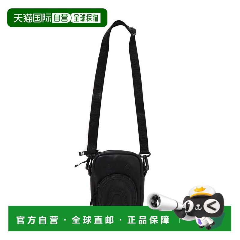 1h可退 日本直邮A BATHING APE 男女同款 羊革迷你包 鲨鱼拉链设