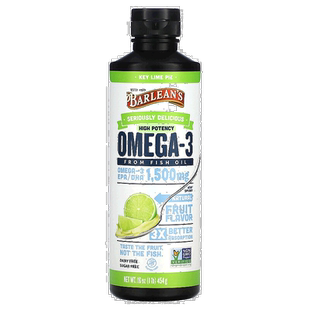 香港直邮巴宁,Seriously Delicious，Omega-3 鱼油，酸橙派，1,50