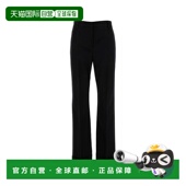 香港直邮PRADA 黑色 SS2025 女士休闲裤 P293ISOOO108NF0002