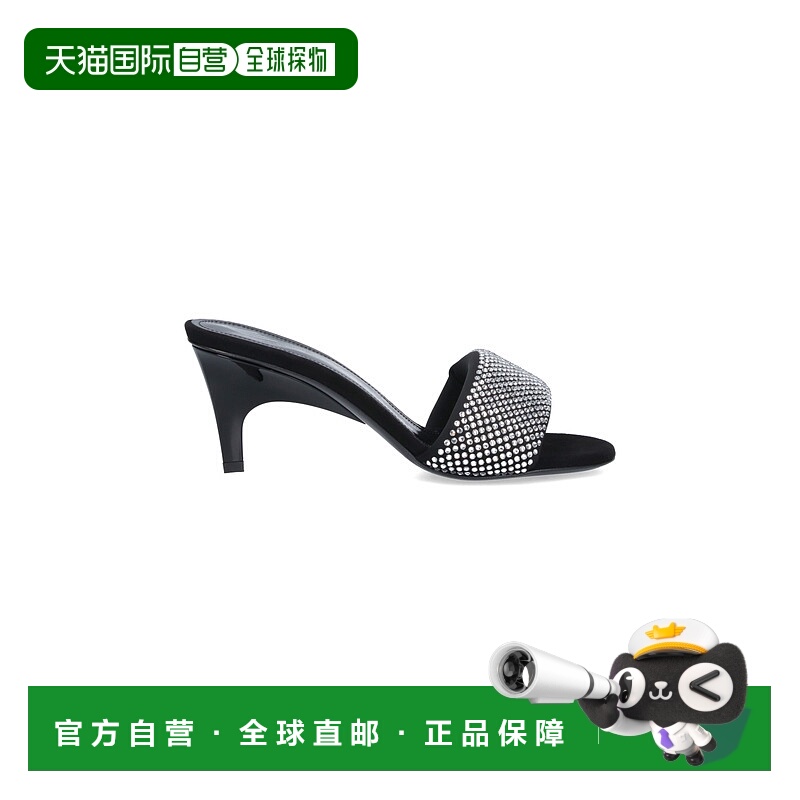 1h可退 香港直邮The Attico 女士 圆头高跟拖鞋 247WS822TL08女鞋