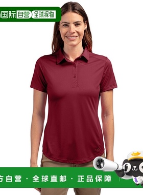 自营 cutter & buckCutter&Buck Prospect纹理弹力女式短袖针织衫