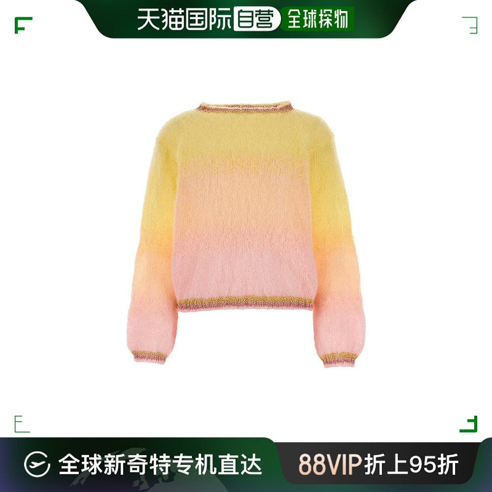 香港直邮潮奢 ROSE CARMINE女士多色马海毛混纺毛衣 TIE&DYE3SW