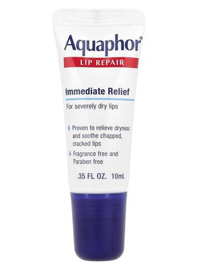 Aquaphor优色林润唇膏舒缓干燥抚平干裂水润舒适10ml美国直邮
