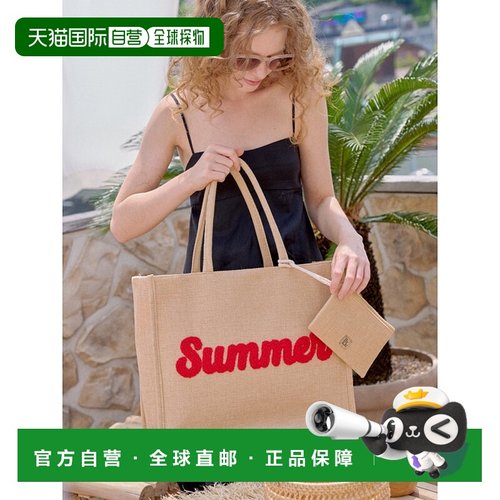 韩国直邮RaJu 女士通用款女包305936042 Summer Bag_Beige托特包