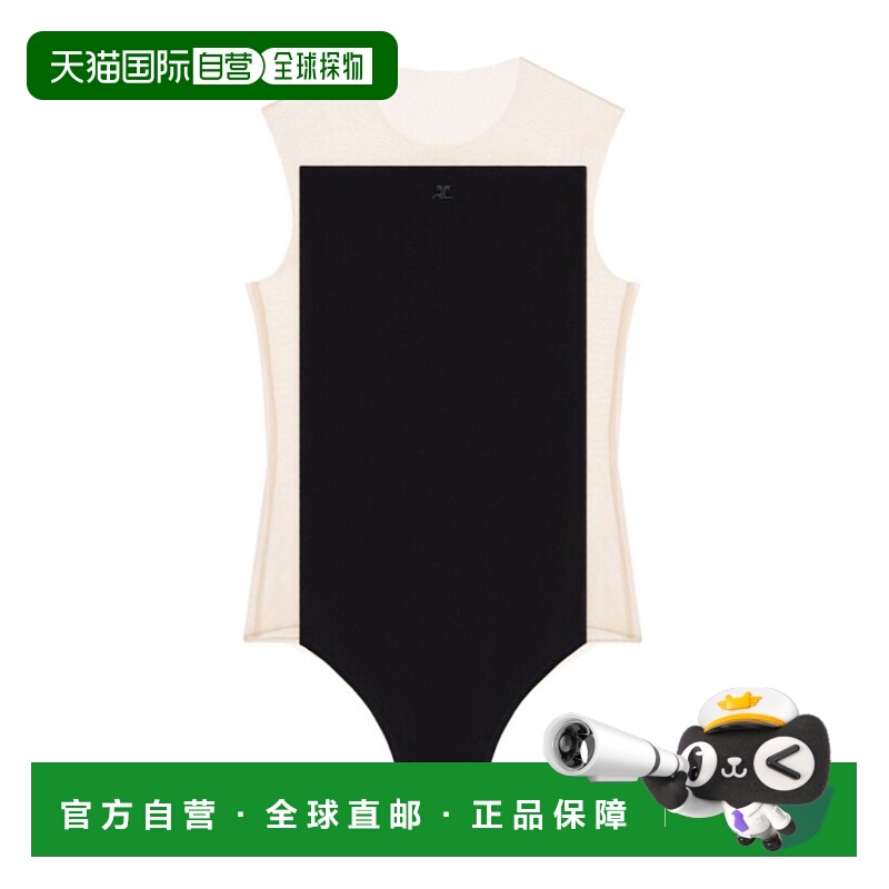 香港直邮Courreges 无袖连体衣 424JBD112PL0159