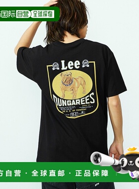 1h可退 日本直邮Lee 背后斗牛犬印花男女同款T恤 LT32030001