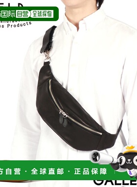 日本直邮NELD 腰包 男士女士 真皮 NELD 皮革 牛皮 小尺寸 紧凑型