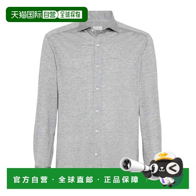 1h可退 香港直邮BRUNELLO CUCINELLI 男士衬衫 MD8216686C571GREY