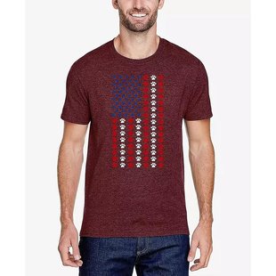 男士 Art 爪子国旗混合字母艺术T恤 Pop 美国直邮LA