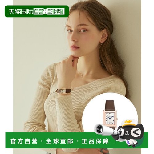 韩国直邮J.ESTINA 新款iu同款精致皮革手表