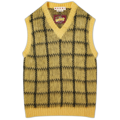 1h可退 香港直邮潮奢 Marni 玛尼 男士 V领针织马甲 CVMG0103Q1UF
