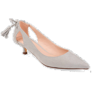 自营 Journee Collection Women's Bindi Kitten Heel grey 美国