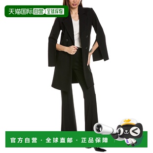 自营 Joseph Ribkoff Trench Coat - black 美国奥莱直发风衣