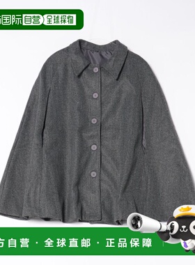 1h可退 日本直邮tocco closet 女装 立领宽松针织感女士披肩外套