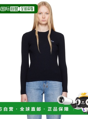 1h可退 香港直邮潮奢 MAISON KITSUNE 女士 海军蓝 Baby Fox Patc