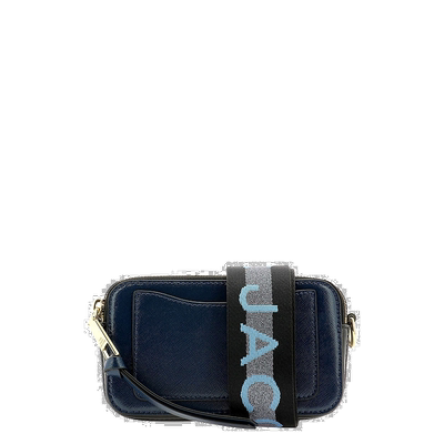 香港直邮MARC JACOBS 女士斜挎包 M0014146424 蓝色 SNAPSHOT相机