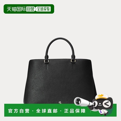 欧洲直邮RalphLauren拉夫劳伦 LaurenHanna 大号皮革挎包托特包