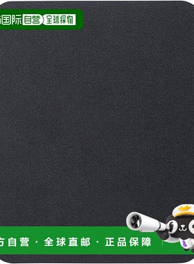 【日本直邮】Sanwa山业 抗菌鼠标垫 黑色 MPD-AM1BK