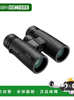 【日本直邮】Olympus奥林巴斯双筒望远镜黑色徽标便携防水10x42