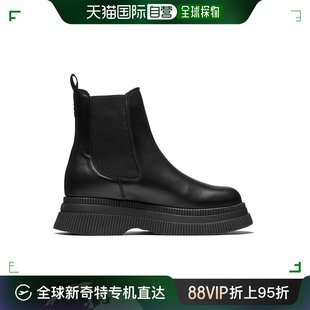香港直邮GANNI 099 S1906 女士踝靴黑色