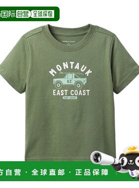 自营 Janie and Jack Montauk绿色T恤 美国奥莱直发